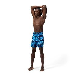 Speedo Men's The Lookout Boardshort 45,72 cm tryck vattenshorts, sockerblå, 30