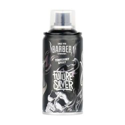 BARBER MARMARA lacca colorata per parrucchieri - 150ml - lacca colorata per capelli per acconciature carnevale, Halloween e feste a tema - tinture per capelli lavabili - Color Spray (Future Silver)