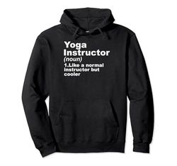 Divertido diseño de instructor de yoga y profesor Sudadera con Capucha