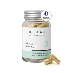 D-LAB Detox Dimagrante | 1 Mese di Cura Naturale | Pulisce il Sistema di Rimozione e facilita la Gestione del Peso