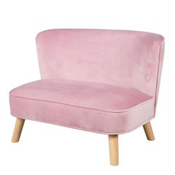 Roba kindersofa Retro-look. Mauve/roze