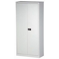 BISLEY Armoire de Porte battante Universelle, Métal, 645 Gris Clair, 40 x 91,4 x 195 cm