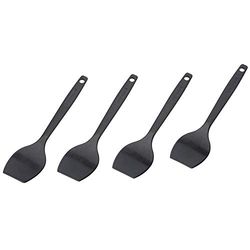 Westmark 4 Espátulas para Raclette/mini espátulas, comprimento: 16,6 cm, plástico, Gourmetta, preto, 20452270