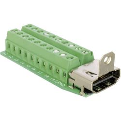 DeLOCK 65168 Adaptor Terminal Block > HDMI Female, Black