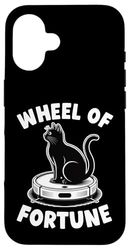 Wheel Of Fortune Cat Joke Robot Vacuum Cleaner Cat Case for iPhone 16