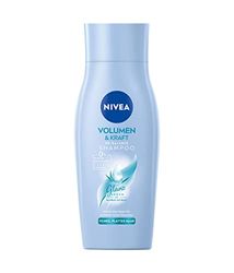 Nivea Volume Wonder uppfriskande schampo, volymschampo med kollagen och naturligt bambuextrakt, silikonfritt hårschampo för synlig volym och strålande glans (50 ml)
