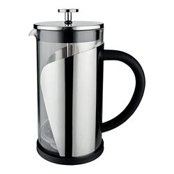 Café Olé QM-03C Cromo 350 ml Cafetière French Press Coffee Maker, 3-Cup (1 Mug), Silver