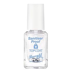 Barry M Cosmetics Santiser Proof Topcoat Nail Paint, Clear