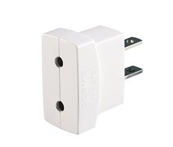POLY POOL - PP0435Q Adaptador de viagem Europe To USA Smart e compacto - adaptador de viagem com tomada American 10A e tomada italiana 10A 2P+T