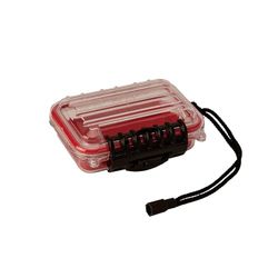 Plano Guide Series 1449 grote polycarbonaat veldbox rood/transparant, eenheidsmaat