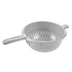 keeeper Passoire avec Manche, Plastique , Ø 24 x 11 cm, Fabio, Nordic Grey