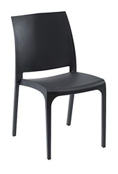 BICA 300 Chaise Noir 46x54x80 cm Noir