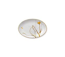 tableware24 Royal Copenhagen Flora 1017561 Plateau en porcelaine fine Blanc avec motif floral Diamètre 26 cm