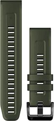 Garmin Fenix 7, 22 mm Quick Fit Moss siliconen band