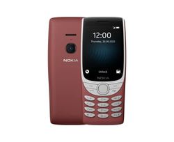 Nokia 8210 all carriers, 0.05 gb, Feature Phone met 4G-connectiviteit, groot scherm, ingebouwde MP3-speler, draadloze FM-radio en klassiek Snake-spel (Dual SIM) - Rood
