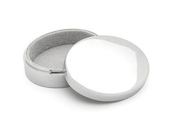 Zilverstad Boîte à cheveux ovale Argenté 54 x 44 x 18 mm