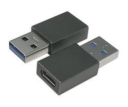 Velocraze Adaptador - adaptador tipo usb macho a tipo c hembra, 2 unidades, ideal para conexiones rápidas y seguras de dispositivos electrónicos.