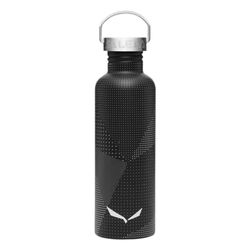 Salewa Aurino roestvrij staal 1,0L fles, black out/stippen, UNI