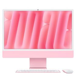 APPLE 24inch iMac with Retina 4.5K display Apple M4 chip with 8core CPU and 8core GPU 16GB 256GB SSD Pink