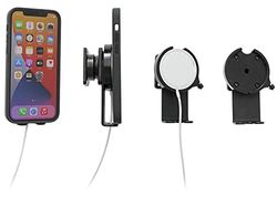 Brodit Produkthållare 216176 | Tillverkad i Sverige | för smartphones – Apple iPhone 12, iPhone 12 Pro Max, iPhone 12 Pro, iPhone 12 Mini, svart, 971870