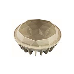 silikomart | Stampo in Silicone per Torta Moderna GEMMA, Antiaderente, Confezione da 1 Stampo per Dolci, 3D Design, Ø 180 h 90 mm, Volume 1590 ml, Made in Italy