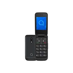 Alcatel 20.57 UK Sim Gratis Functie Telefoon, Zwart