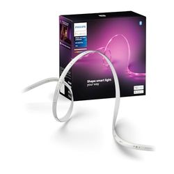 Philips Hue Indoor 10 metri Smart LED Solo lightstrip Base Kit - 1 Pack - Controllo con Hue App - Funziona con Alexa, Google Assistant e Apple HomeKit