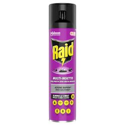 Raid Spray Multinsetto, Insetticida Spray, 1 Confezione da 400 ml