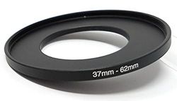 System-S Adaptador de Objetivo de 37 mm de Rosca a Anillo Step Up de 62 mm en Color Negro para Filtro