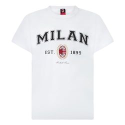 AC Milan T-Shirt College Collection Camiseta, Blanco, M para Hombre