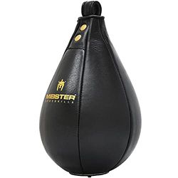 Meister SpeedKills Speed väska i läder med lätt latexblåsa – svart – stor (27,7 cm x 18,7 cm) (27,7 cm x 18,7 cm)