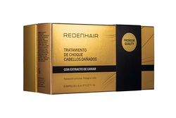 Redenhair - Siero Capelli in Fiale per la Riparazione e l'Idratazione - Trattamento Capelli Danneggiati e Secchi - Fiale Capelli Ristrutturante, Riparatore, Idratante e Protettivo - 8 Ampolle da 8 ml