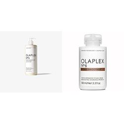 OLAPLEX No.5 Bond Maintenance Conditioner 1000ml, White & No.6 Bond Smoother, 100ml