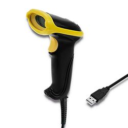 Qoltec 50867 laserläsare 1D | 2D | USB | Black