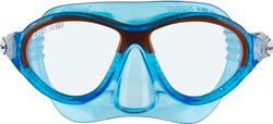 Cressi Moon Kid Máscara infantil de uso aquático, crianças, azul/laranja, Uni