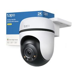 Tapo Telecamera Wi-Fi Esterno Visione Notturna a Colori, 2K 3MP Telecamera WiFi 360° IP65, Videocamera Sorveglianza Esterno, Rilevamenti Smart AI, Tracciamento Intelligente, Alexa, 2.4GHz, C51A