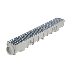 NDS 864GMTL Kit de vidange Pro Channel avec Grille métallique 12,7 cm