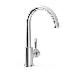 Yes - Rin Collection - Miscelatore monocomando per lavello con finitura cromata per una cucina semplice e spensierata.