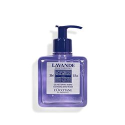 L'OCCITANE Lavare a mano alla lavanda, 300 ml, sapone liquido di lusso, olio essenziale di lavanda, idrata e deterge