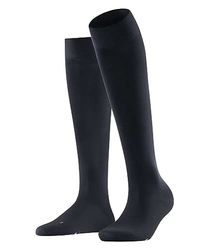 FALKE Vitalizer W Kh cotone con compressione 1 paio, Calzini lunghi Donna, Blu Dark Navy 6379, 39-40
