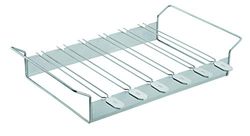 RÖSLE Houder met grillspiesen, accessoire voor het bereiden van sjasliek en groenten, 6 stuks, roestvrij staal 18/10, vaatwasmachinebestendig