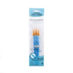 Royal & Langnickel Gouden Taklon Detail Ronde Synthetische Verf Borstel Set