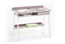 Myoffice Bureau Compact, gelakt staal, eiken, M