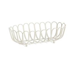 CENTRO MESA METAL BLANCO 28,5X15X9