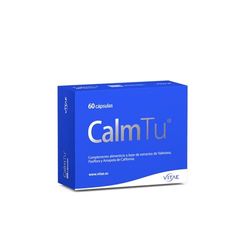Vitae CalmTu 60 cápsulas | Valeriana, Pasiflora y Amapola de California | Gestión del estrés y ansiedad | Efecto tranquilizante | Sin efectos secundarios