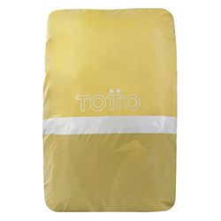 TOTTO - Funda Mochila Impermeable, Modelo Cover, Protector de Lluvia Plegable Mochilas de 25-35 litros, Protege la Mochila, con Elásticos para un Ajuste, Tejido Reflectante, Color Amarillo