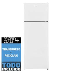SAUBER - Frigorífico Dos Puertas SERIE 3-2P144-144 x 54 cm - LED - Puertas Reversibles -Capacidad 212 litros - LESS FROST COOLING SYSTEM - ENTREGA EN DOMICILIO Y RETIRADA DEL USADO INCLUIDO