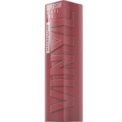 Maybelline New York Tinta Labbra a Lunga Tenuta Superstay Vinyl Ink, Per un Effetto Vinilico fino a 16H, Finish Luminoso e Senza Sbavature, Formula Vegana, Tonalità: 40 WITTY