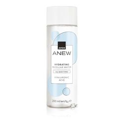 Avon Anew Revitalising Micellar Water 200ml, Contains Hyaluronic Acid and Vitamin B3, Dissolves Oil Based Make-Up, For All Skin Types, Cruelty Free