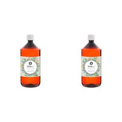 Olio di ricino MeaVita - 100% puro olio di ricino spremuto a freddo, qualità premium, 1 confezione (1 x 1000 ml) (Confezione da 2)